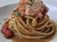 Linguine With Vongole Bottarga & Sea Urchin